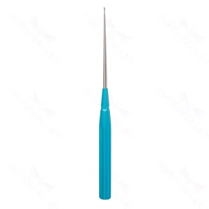 13 3/4″ Color Lumbar Curette – turquoise 3-0 straight