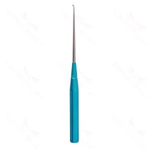 Color Lumbar Curette Rev. Angled – 3-0 turquoise