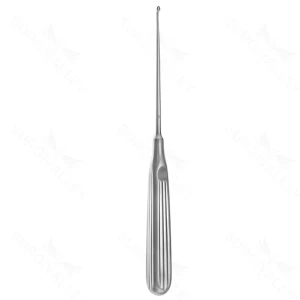 Lempert Endaural Curette, sz 4/0, 8″