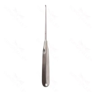 Endaural Curette, 2.5×4.0mm cup, 8″
