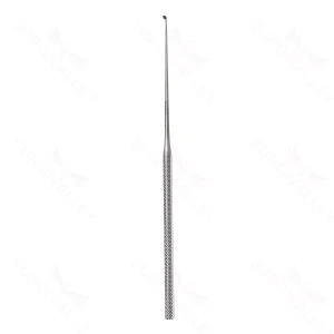 Curette Knife, 2mm rnd bld, ang 60deg, 6 1/2″