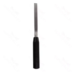 Black Handled Osteotome 13mm (1/2″) straight, OL 270mm (10-3/4″)