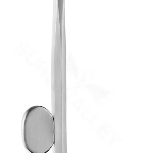 6 1/4″ Cook Osteotome 5mm cut edge straight left guard