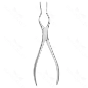 Walsham Sept Straight Forceps L bld narrow R bld hvy