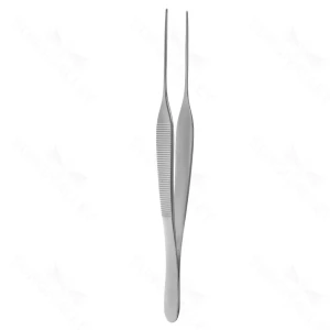 6″ Broli-Adson Forceps – 1.2mm serr tip