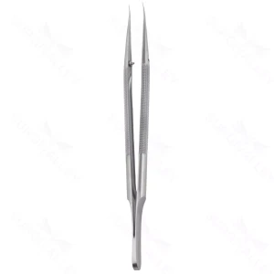 Micro Fcps, 8mm rnd hndl, cvd tip, 7″