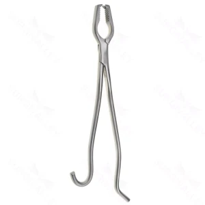 13″ Lane Bone Holding Forceps Std. no ratchet