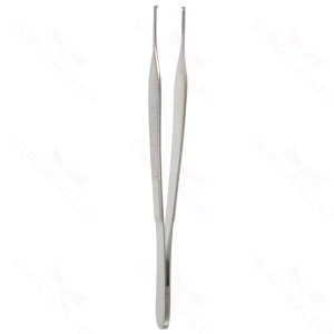 6″ Adson Dress/Tiss Forceps – stndrd serr jaws 1×2 teeth