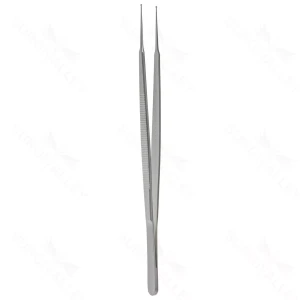 7″ Gerald Ring Tip Forceps – 1 mm