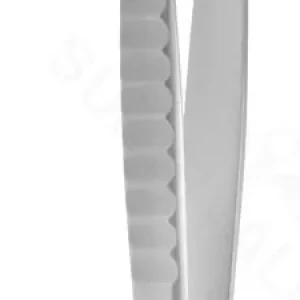 6″ Cooley Vascular Tissue Forceps – 2.3mm wide tips