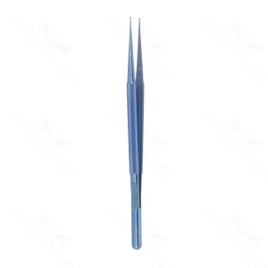 7 1/4″ FineTouch Ring Tip Forceps – titanium straight