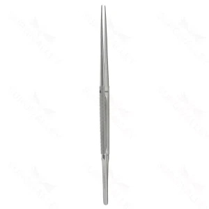 9″ FineTouch Tiss Forceps – straight w/ platform