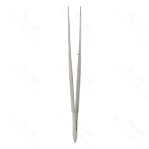 8″ Cushing Tissue Forceps – 1×2 teeth straight scraper end