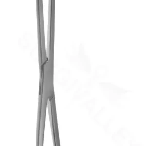 12 1/8″ K-P Long Jaw Ring Forceps – 6″ jaw curved ang. shanks