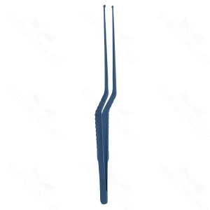 Rhoton Tumor Forceps, Bay, Titanium, serr, 8 3/4″