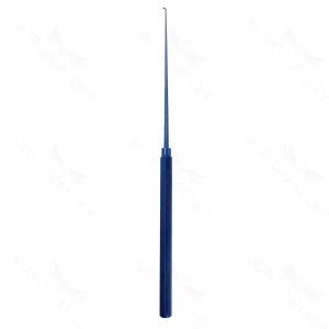 Malis Nerve Hook, Titanium, blunt, 2mm tip, 7 1/4″