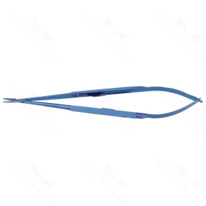 7 1/4″ LighTouch Needle Holder – round handle titanium