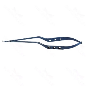 Malis Type Bay Titanium Needle Holder 8 3/4″ – straight jaw 0.4mm tips