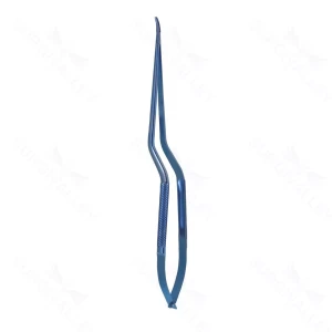 Rhoton Style Needle Holder – Bayonet cvd .9mm tip 9 1/2″ Ti