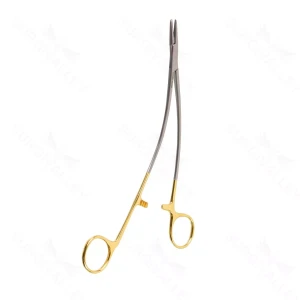 9″ Turner Warwick Needle Holder – Offset Rings Gator-Grip