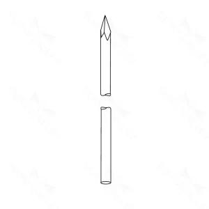 9″ Steinman Pin Smooth – single Trocar 1/8″ 6pk