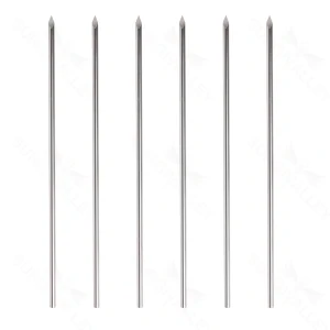 9″ Steinman Pin Smooth – single Trocar 3/16″ 6pk