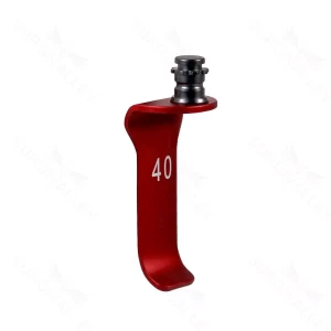 14x40mm Image-Line micro blade – blunt red New Locking Hub