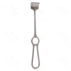 8″ Volkman Retractor – 6 prngs shrp