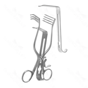 Henly Self-Retaining Retractors – extra deep 2 center blades