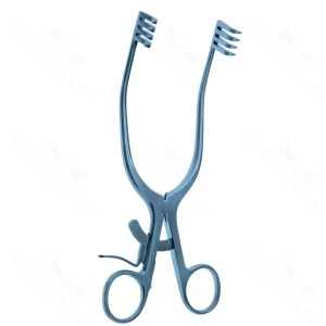 Adson Cerebellum Ret, 7 1/2″ ang, shrp, titanium
