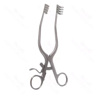 Adson Cerebellum Ret, 7 1/2″, ang, blunt 45 Deg Angle