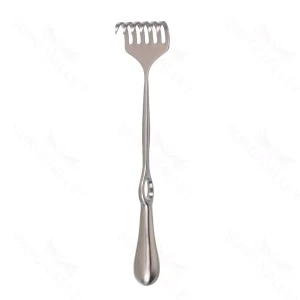 9 1/2″ Rake Retractor – 6 prng ship 2″ w x 1″d