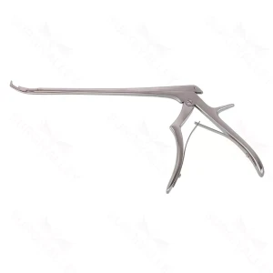 Foraminotomy Rongeur, 8″, 2mm Curved up, Hinged, Stainless Steel