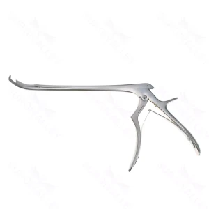 Foraminotomy Rongeur, 8″, 3mm Curved up, Hinged, Stainless Steel