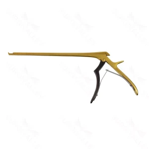 Kerrison Rongeur, Micro, 9″ (225mm) 4mm, 40° up, Pin Ejector SuperCoat