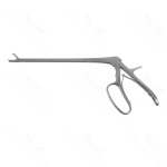 Intraarticular Tissue Grasper/Rongeur 9″, Loop Handle, With teeth on jaw