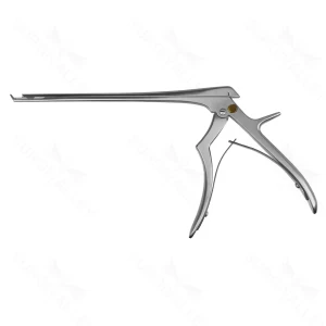 APEX Ejector Rongeur, Micro, 7″ (175mm) 3mm, 40° up, Thin Footplate Stainless Steel, Custom Order