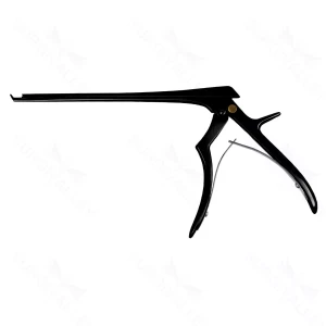 APEX Ejector Rongeur, Micro, 7″ (175mm) 3mm, 40° up, Thin Footplate Ceramic Coated, Custom Order