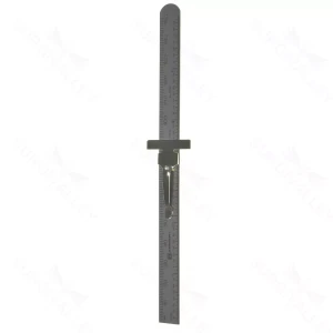 Ruler 6″ – ss grad in mm and inches