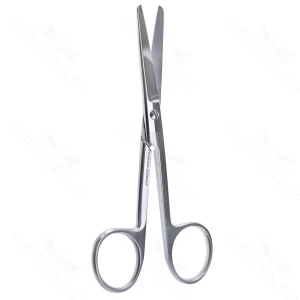 4 1/2″ Suture Scissors – serr straight B/B