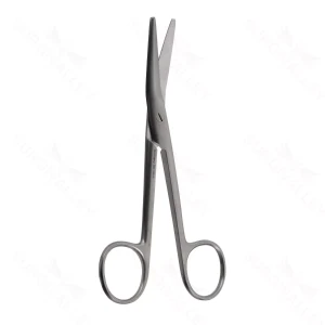 New Suture Scissors, ang to side, 5 1/2″