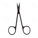 Iris Scissors, cvd, square shanks, 4 1/2″, Panther