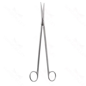 Nelson Metz Scissors, Shark Edge, straight, 11 3/4″