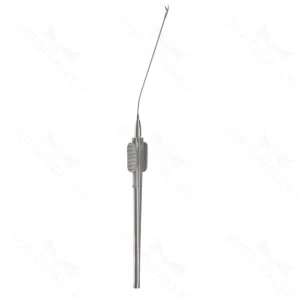 Micro Scissors – squeeze handle 7 1/4″ curved right