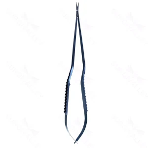8 3/4″ Yasargil Micro Scissors -titanium cvd micro blds
