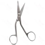 Knowles Bandage Scissors, side cvd, serr, 5 1/2″ (14cm)