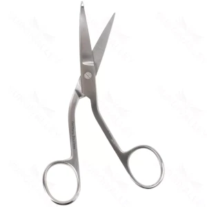 Knowles Bandage Scissors, side cvd, serr, 5 1/2″ (14cm)