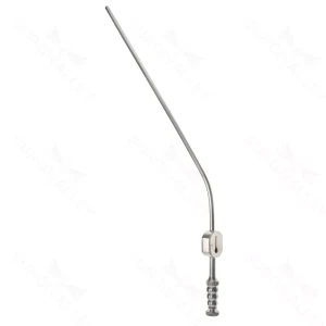 Raindrop Suction Tube – 9fr. tapered angled W/L 7″