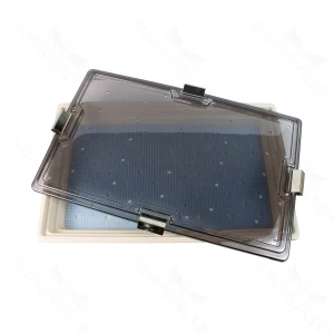 11 x 14 x 0.75″ Tray – w/Lid & Mat LWH = 298x368x19mm