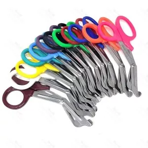 100 Emt Shears Rescue Paramedic First Aid Ems Nurses Bandage Scissors 7.25"